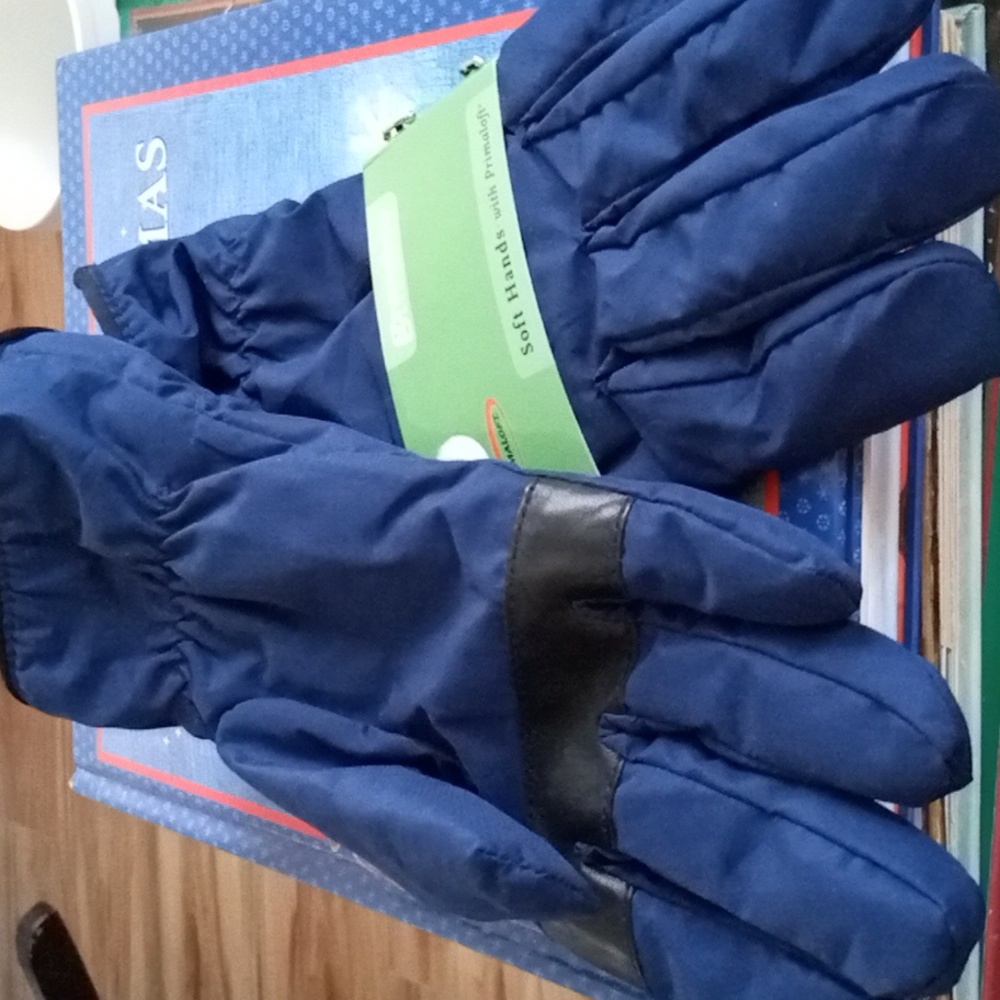 Grandoe Navy Blue Soft Hands With Primaloft Gloves